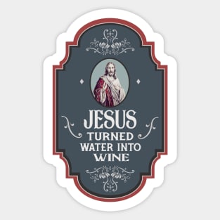 Unofficial Jesus T-shirt Sticker